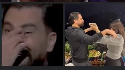 عودة معتصم النهار الى زوجته لين 